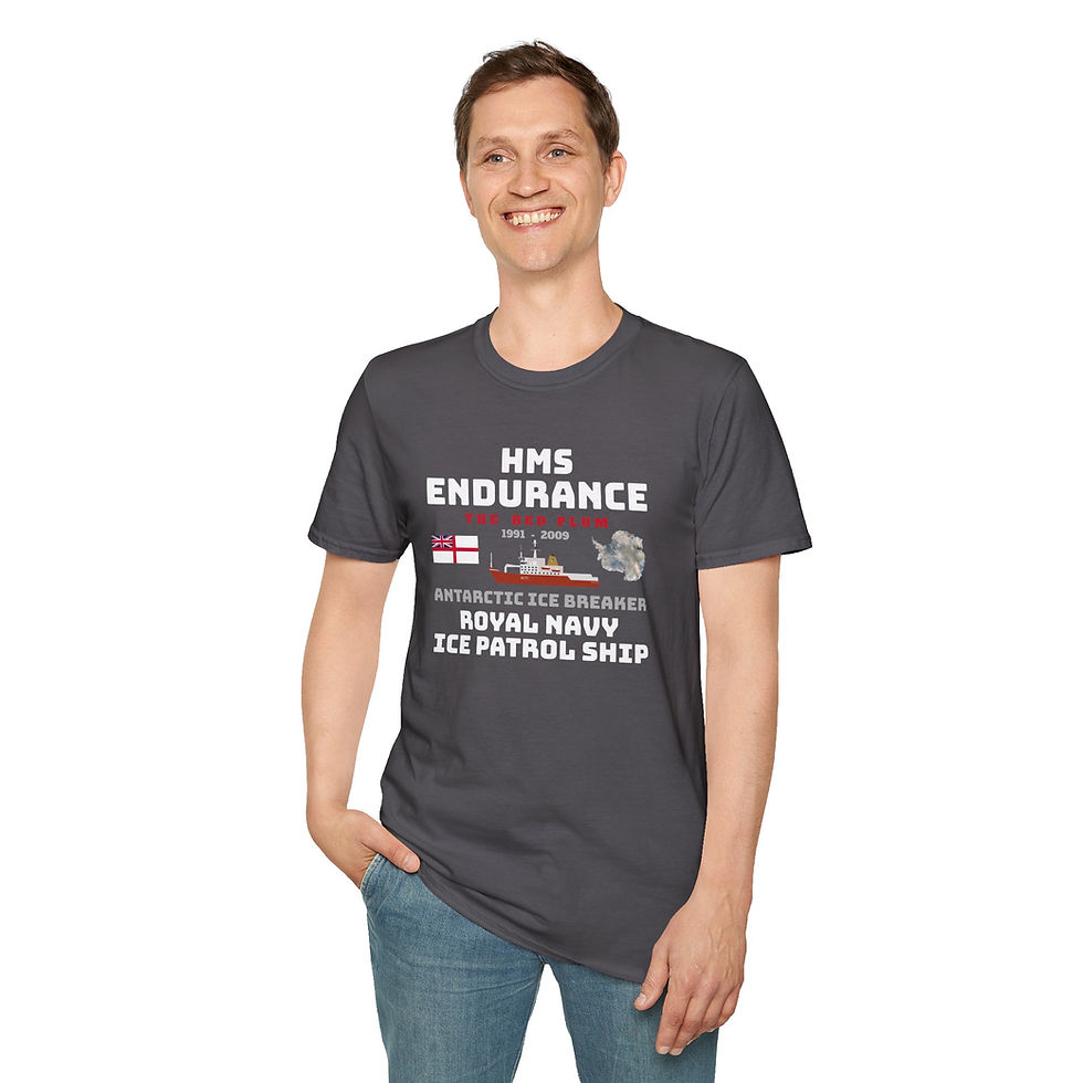 Thumbnail: HMS Endurance  Royal Navy Ice Patrol Ship Unisex Antarctic Souvenir T-Shirt