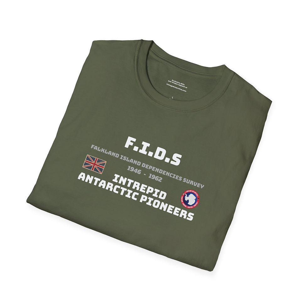 Thumbnail: FIDS Falkland Island Dependencies Survey Vintage Graphic Unisex F.I.D.S T-Shirt