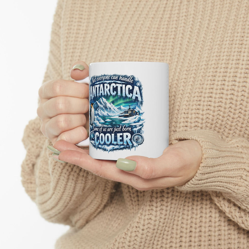 Thumbnail: Some of us are just born cooler! Ice White Antarctica Tea Coffee Cup