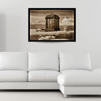 Tardis-like structure in Antarctica