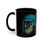 Thumbnail: Penguin Blue Graffiti Coffee Mug. Wilderness Antarctica Gift. 