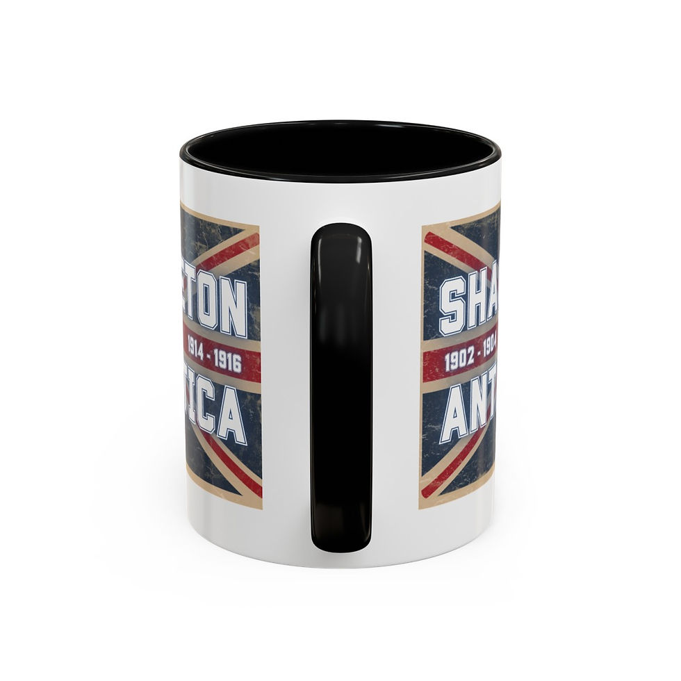 Thumbnail: Shackleton Expeditions Mug- Vintage Antarctica with Vintage British Union Jack