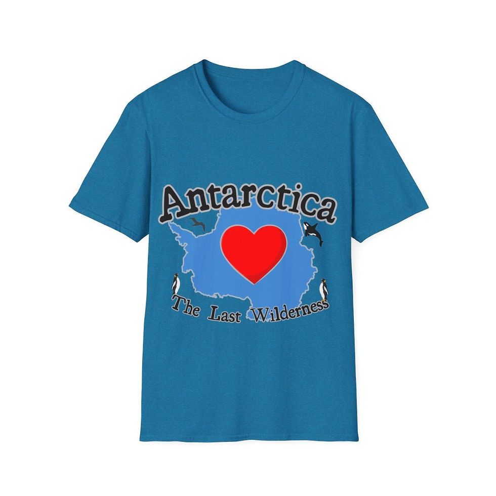 Antarctica-The Last Wilderness Love-Heart Unisex T Shirt