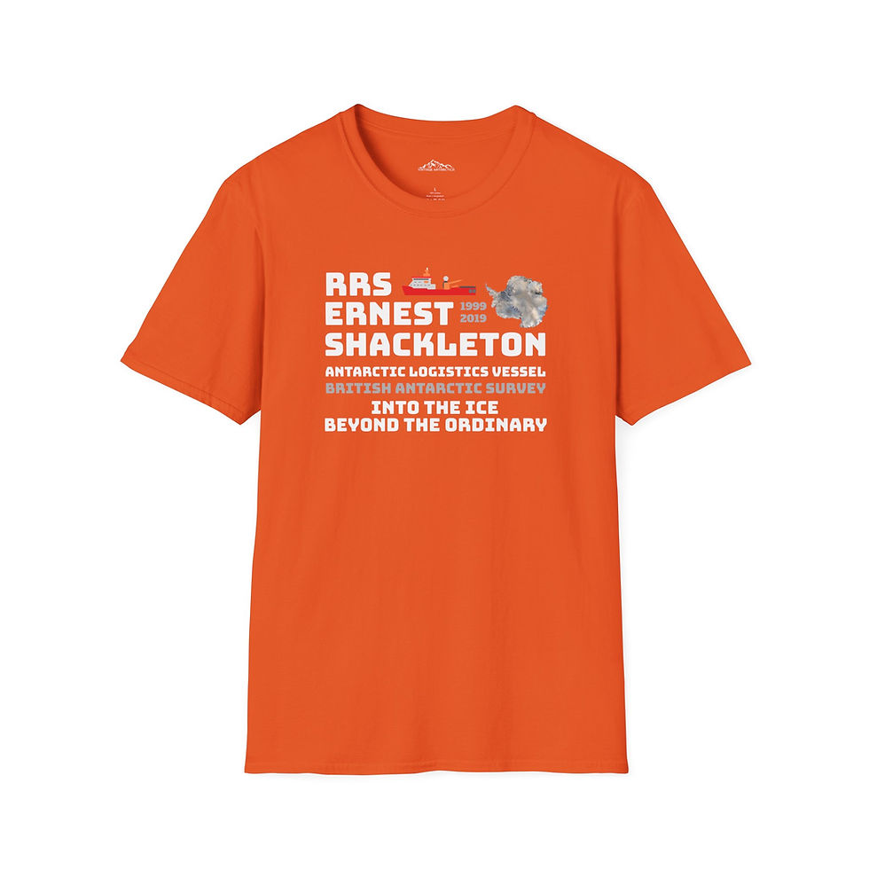 Thumbnail: RRS Ernest Shackleton Antarctic Logistics Vessel British Ship Unisex T-Shirt