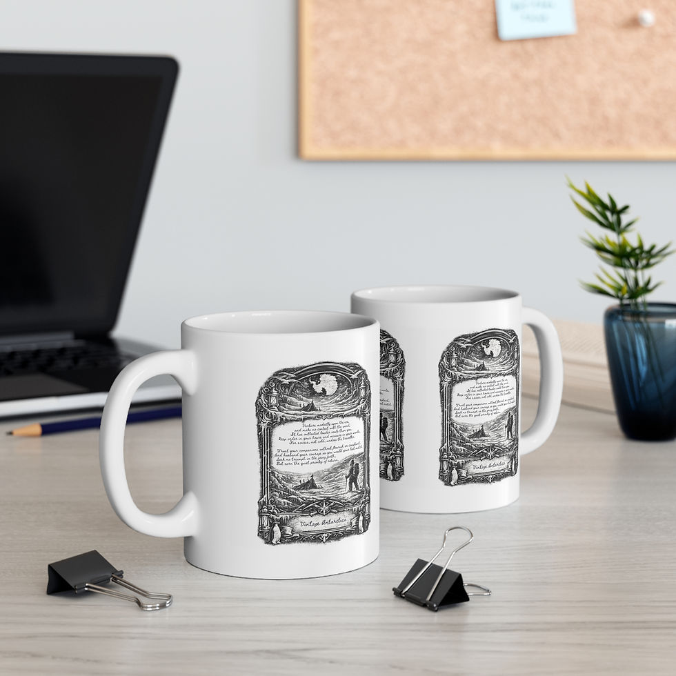 Thumbnail: Vintage Antarctica: Venture Modestly upon the Ice. 11oz/15oz Tea /Coffee Cup