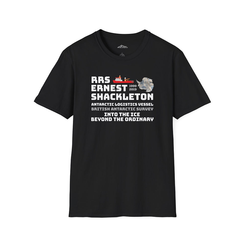 Thumbnail: RRS Ernest Shackleton Antarctic Logistics Vessel British Ship Unisex T-Shirt