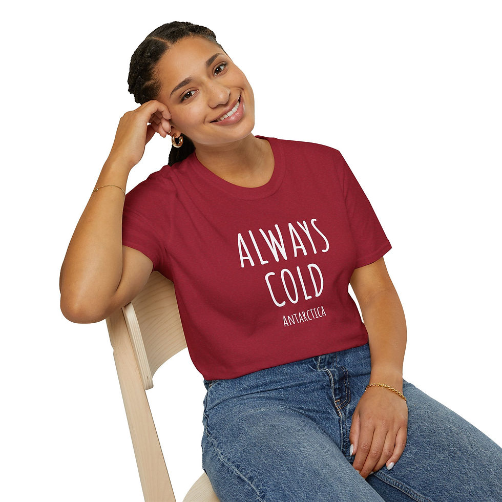 Thumbnail: Always Cold Antarctica Ice Vintage Antarctica Unisex T-Shirt