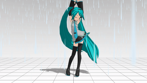 Sovoro's RainLite applied to Animasa's Hatsune Miku Ver.2