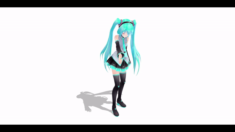 ikeno's arc applied to Tda's Hatsune Miku