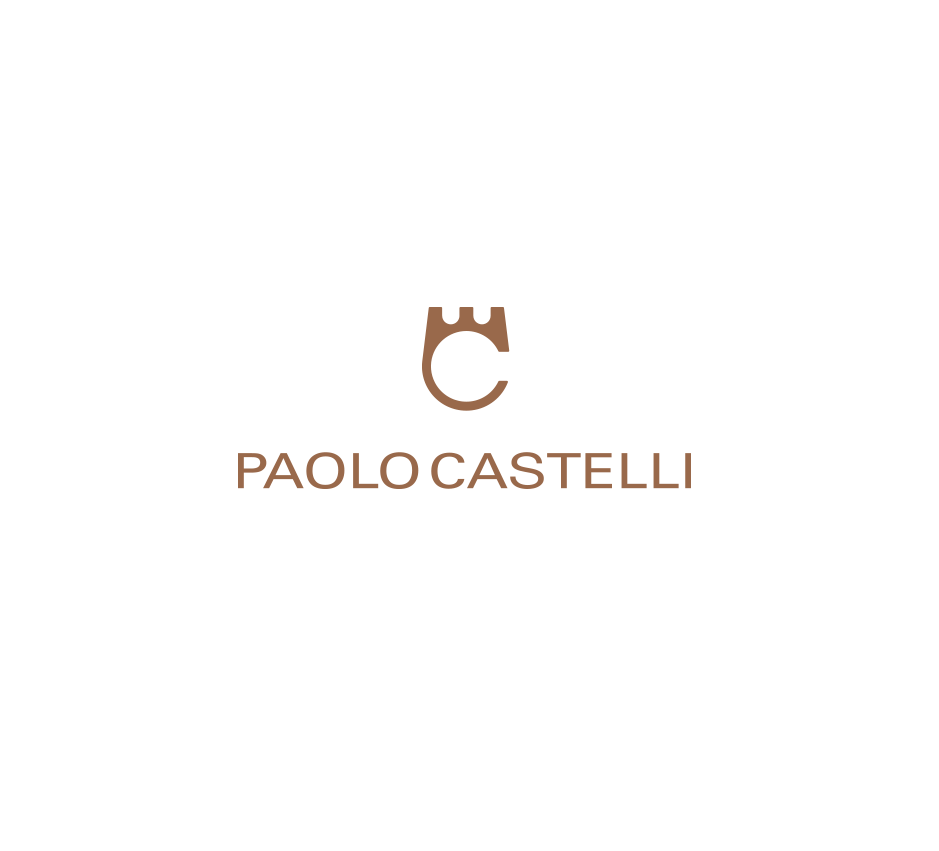 Paolo Castelli logo for high-end space planning services