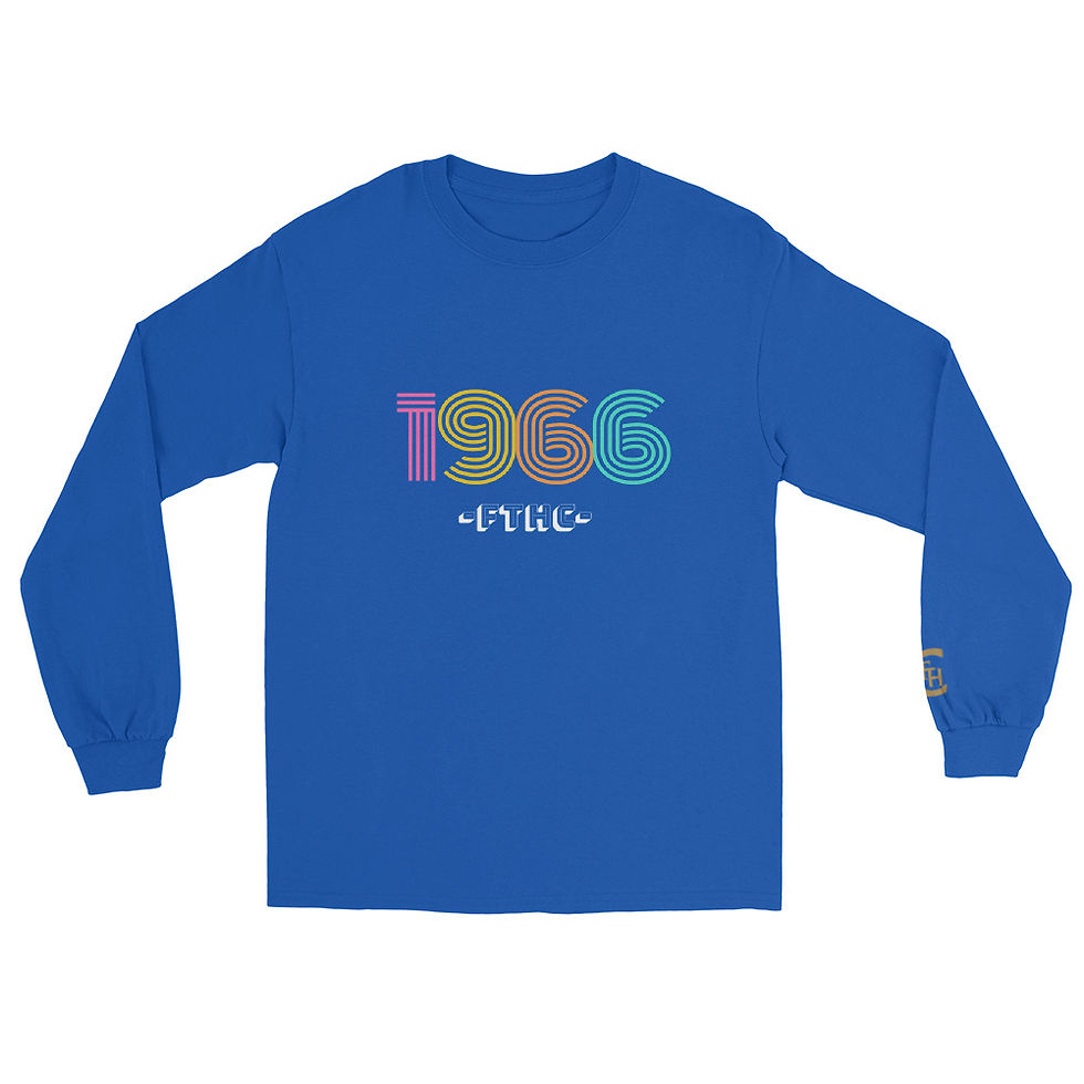 Thumbnail: 1966 Men’s Long Sleeve Shirt (white outline)