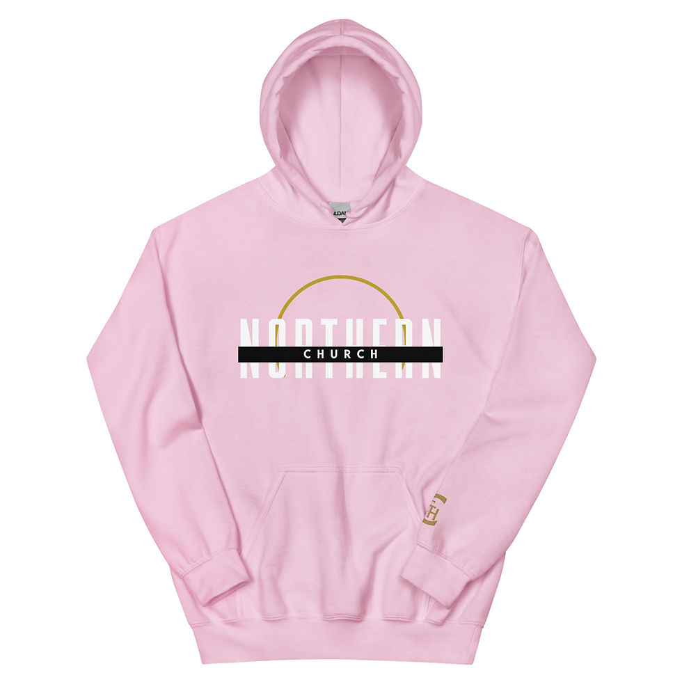 Thumbnail: Northern Church/Southern Hospitality Unisex Hoodie (white)