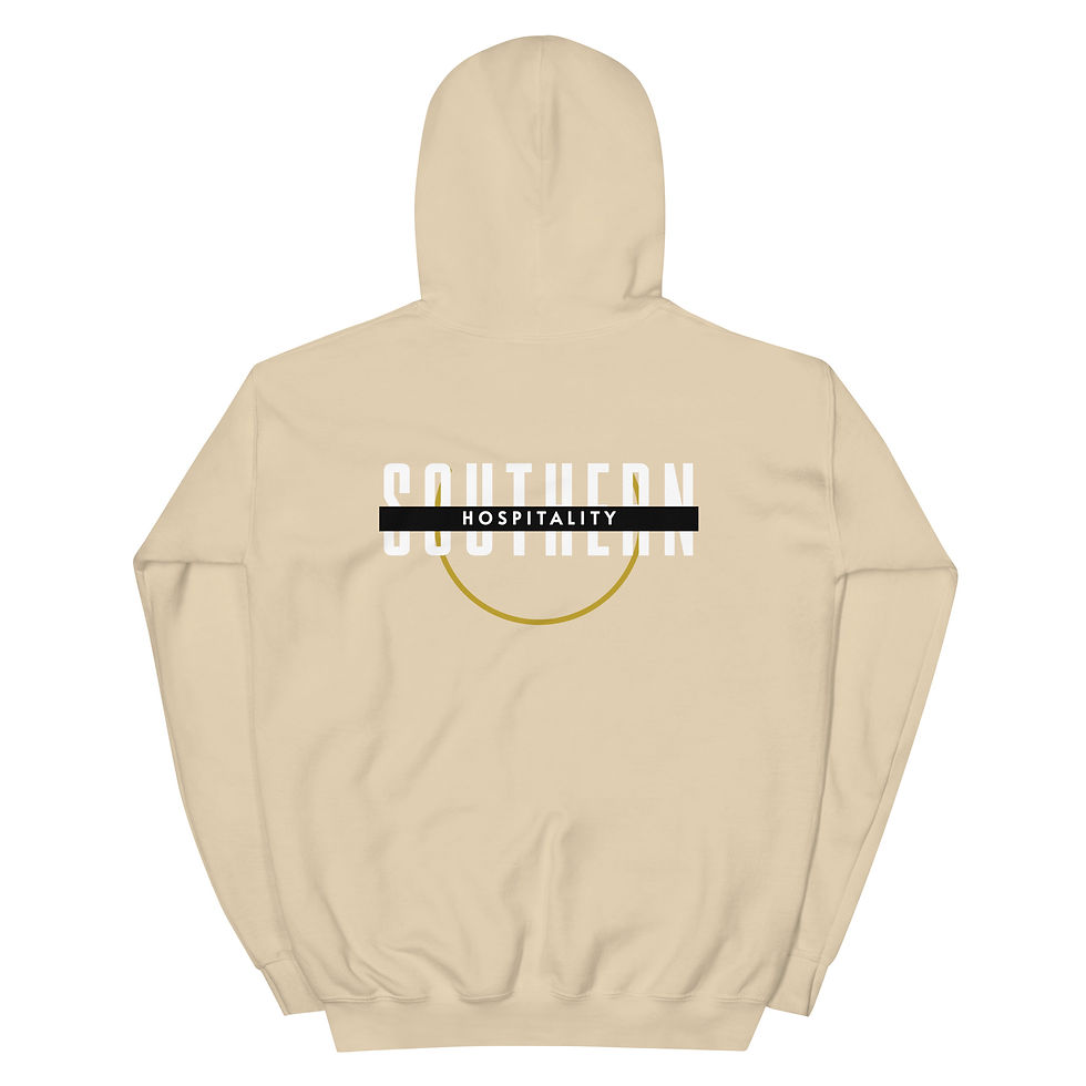 Thumbnail: Northern Church/Southern Hospitality Unisex Hoodie (white)