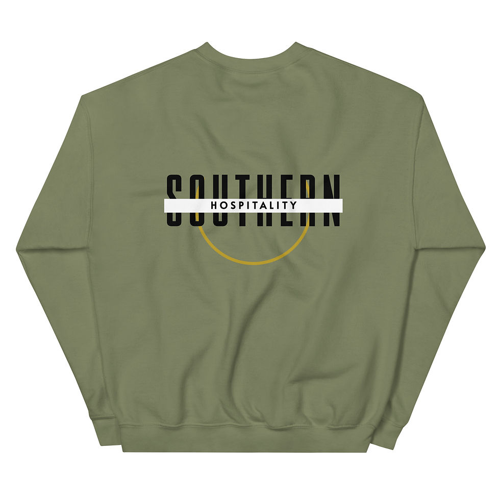 Thumbnail: Northern Church/Southern Hospitality Unisex Sweatshirt (Black)