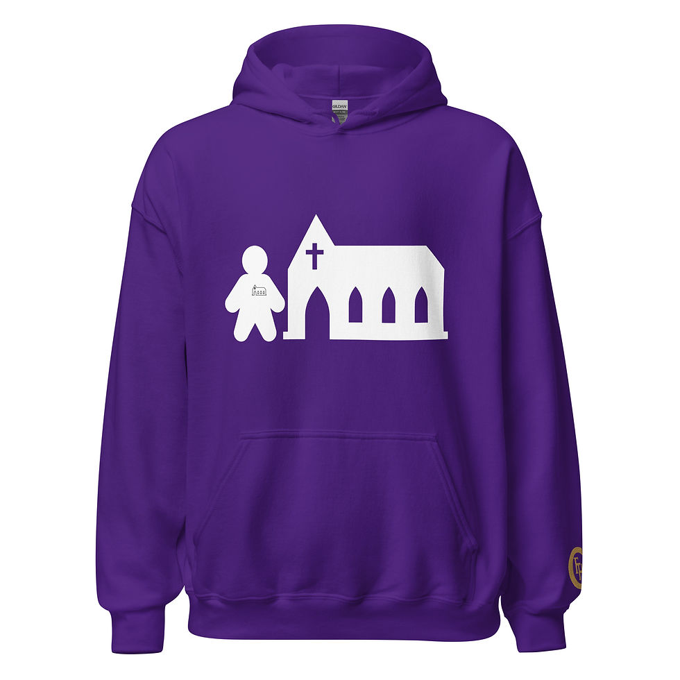 Thumbnail: CHURCH OUTSIDE Unisex Hoodie