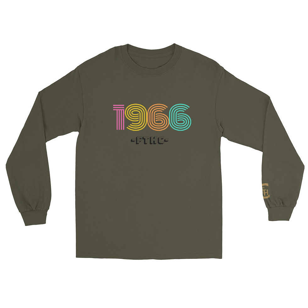 Thumbnail: 1966 Men’s Long Sleeve Shirt (black outline)