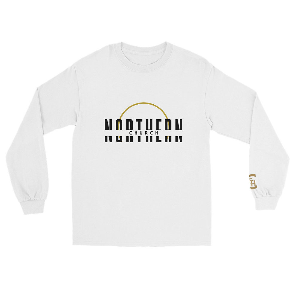Thumbnail: Northern Church/Southern Hospitality Unisex Long Sleeve Shirt (Black)