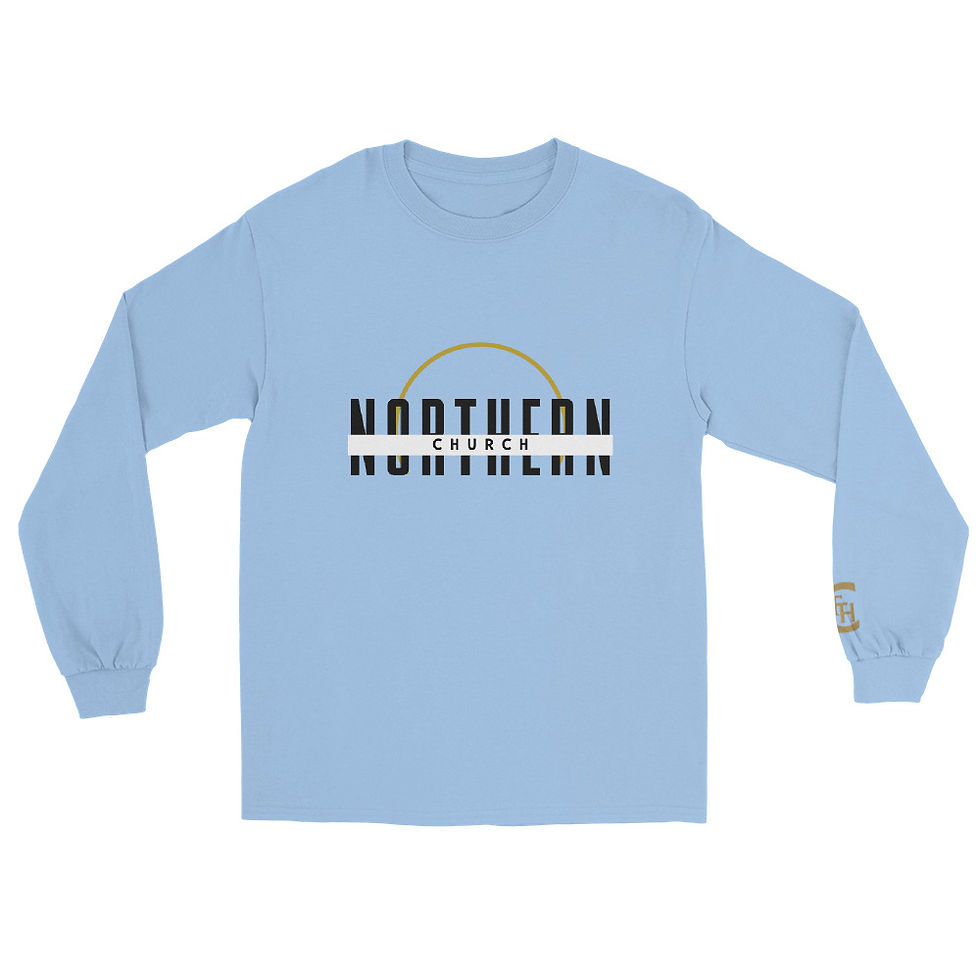 Thumbnail: Northern Church/Southern Hospitality Unisex Long Sleeve Shirt (Black)