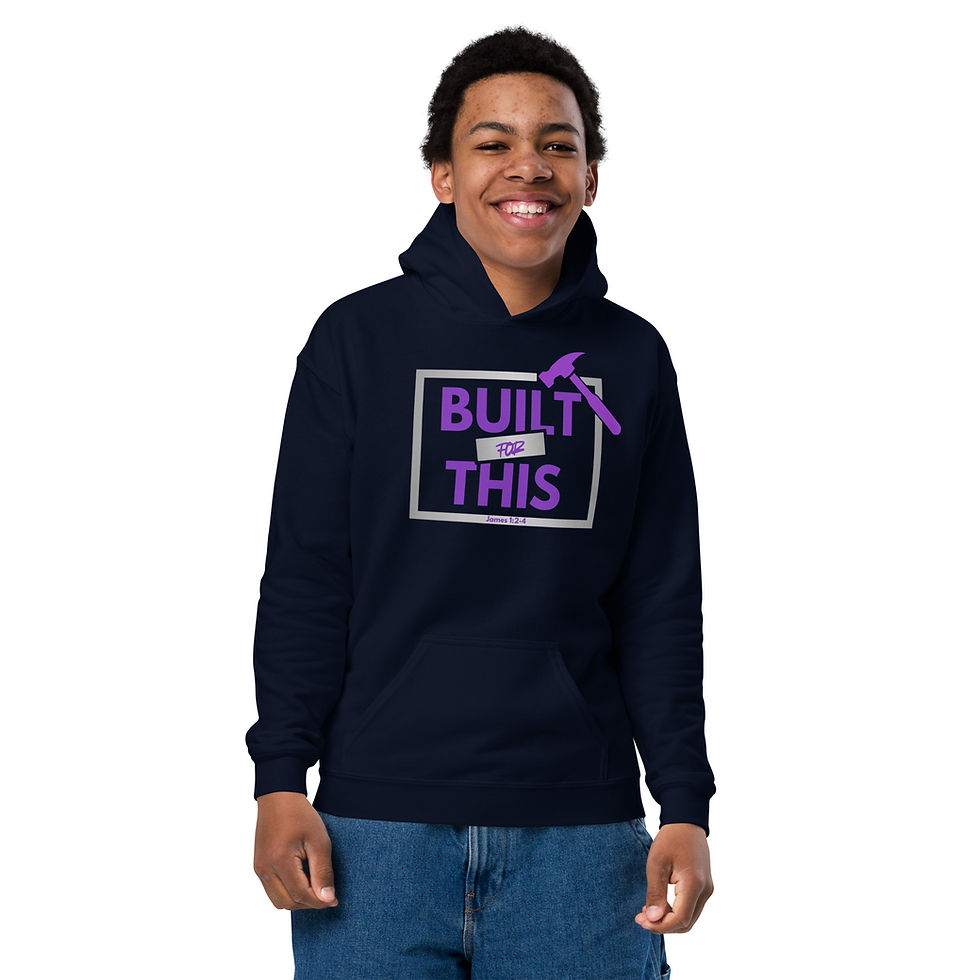 Thumbnail: Built For This Youth Convention Youth heavy blend hoodie
