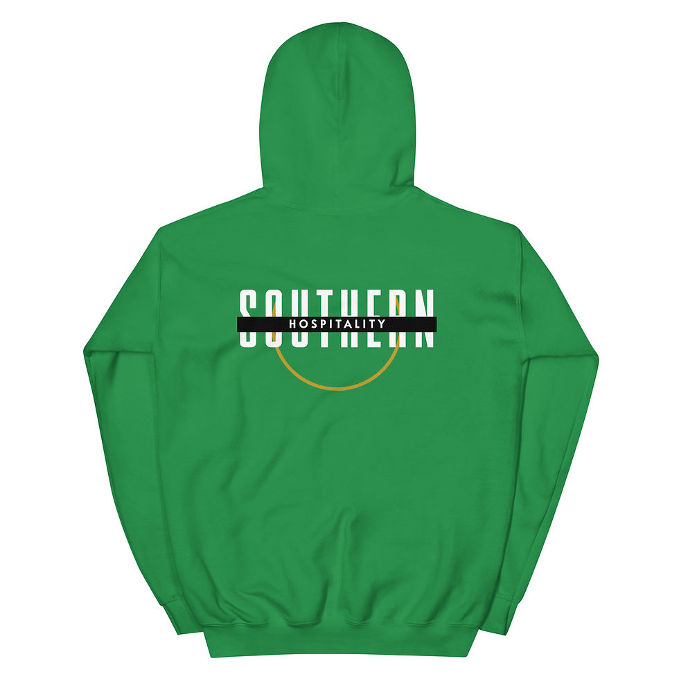 Thumbnail: Northern Church/Southern Hospitality Unisex Hoodie (white)