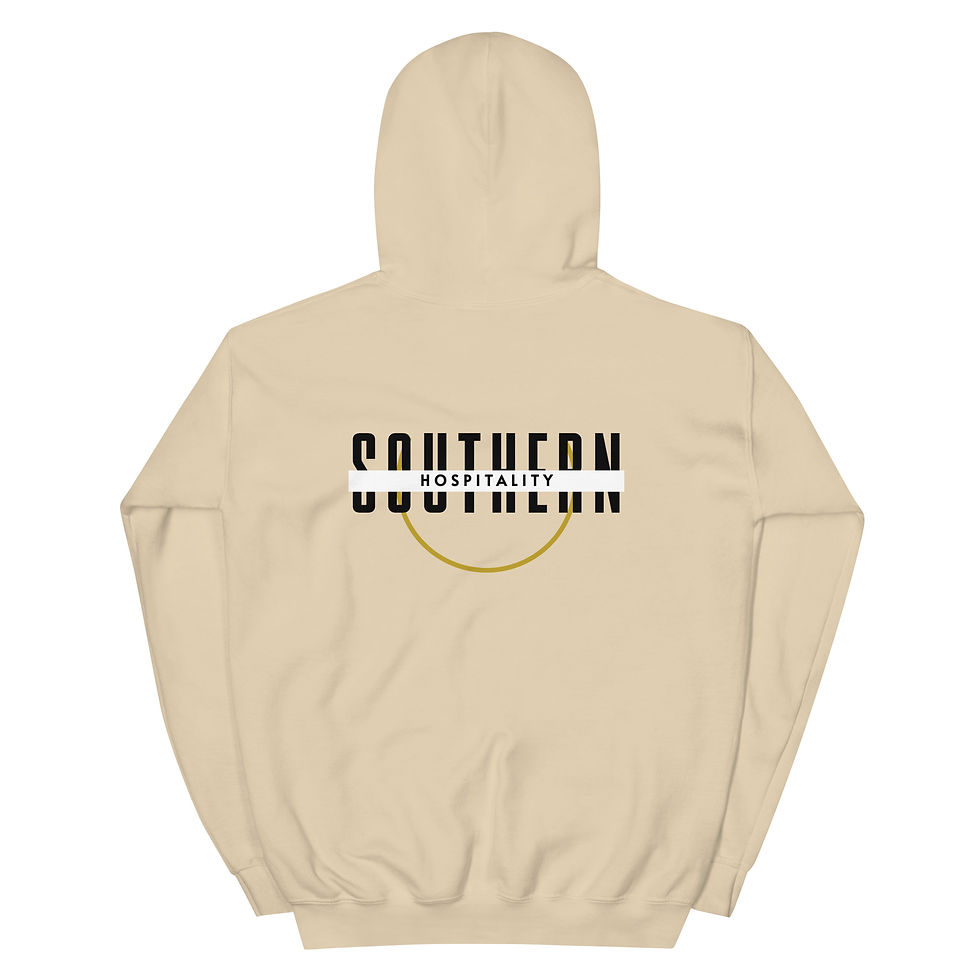 Thumbnail: Northern Church/Southern Hospitality Unisex Hoodie (Black)