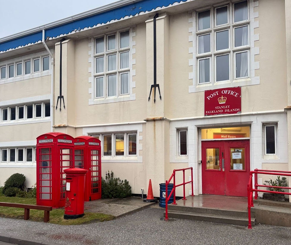Stanley Post Office in the Falkland Islands