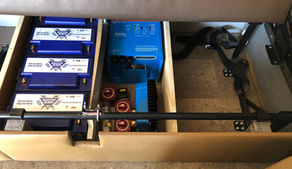 Space efficient, under-couch power system!