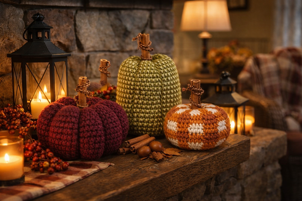 Miniatura: Country Pumpkin Set