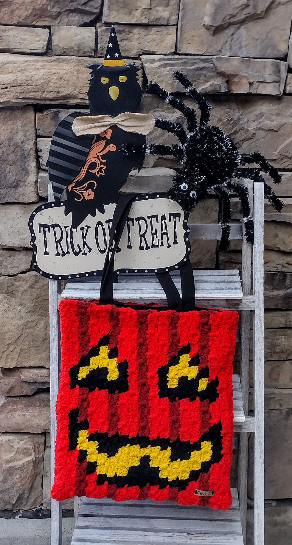 थंबनेल: Trick or Treat Tote Bag