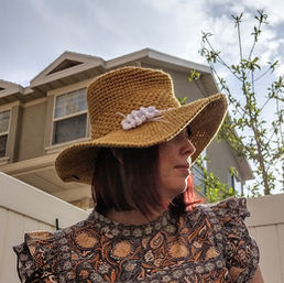 The secret to perfectly shaped crochet hat brim.