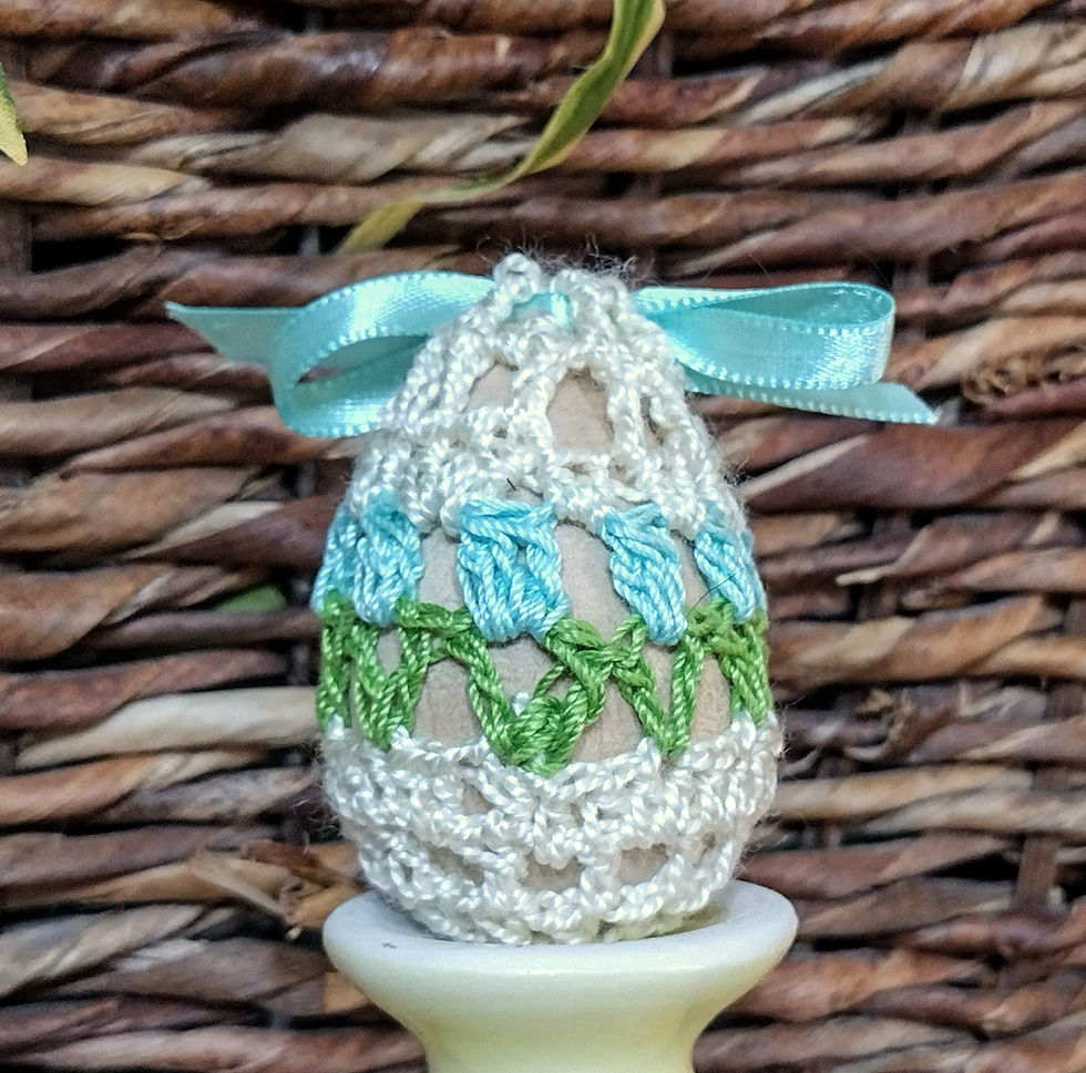 Thumbnail: Wooden Eggs w/Tulip Overlay