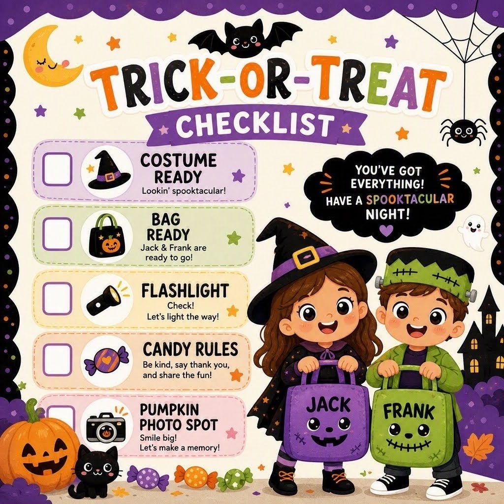 Halloween Trick‑or‑Treat Checklist