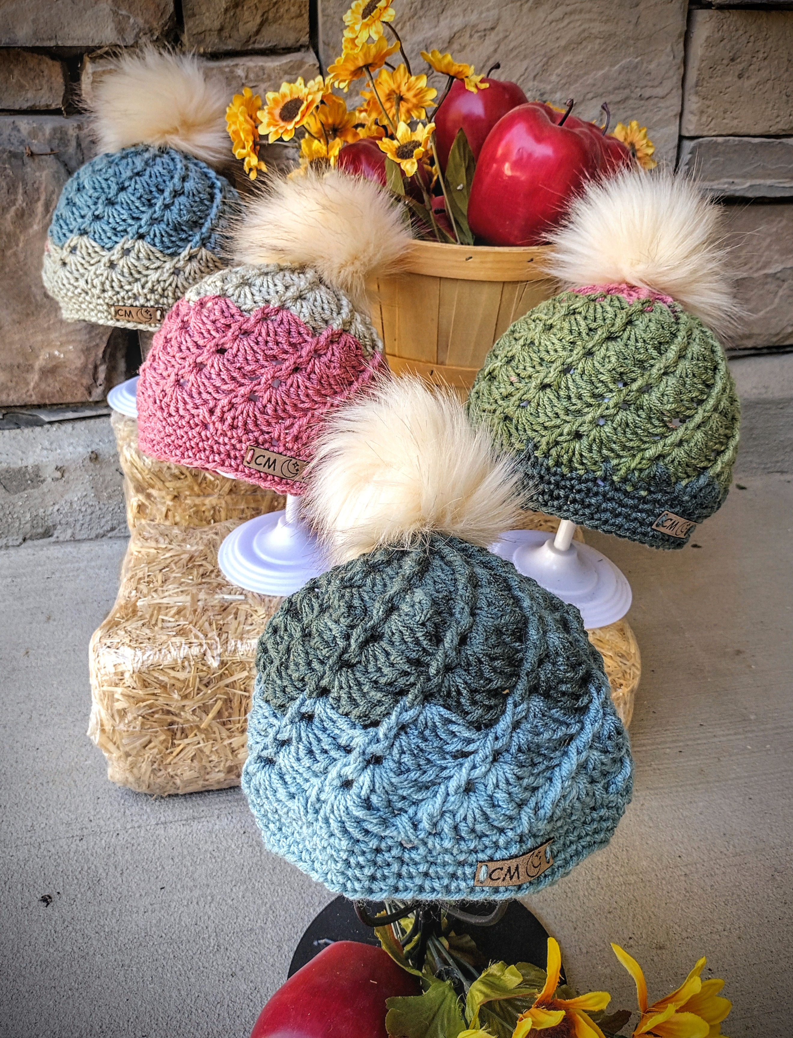 Spiral Twist Baby Beanie