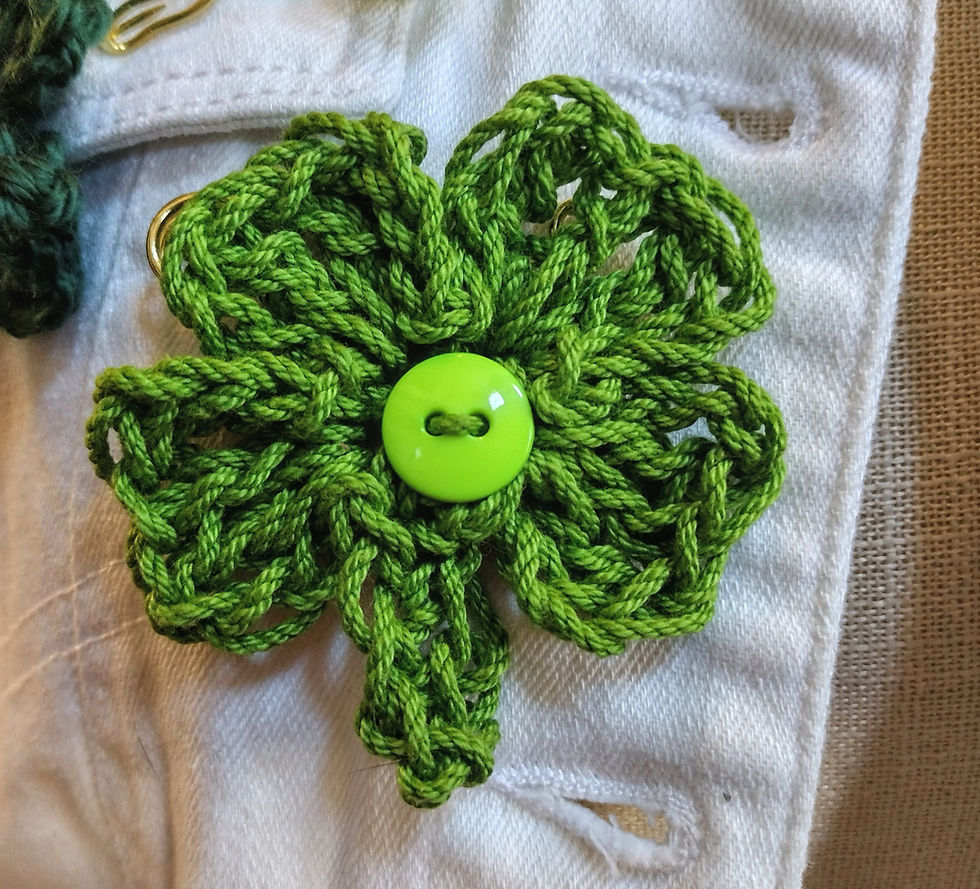 Thumbnail: Shamrock Button Pin