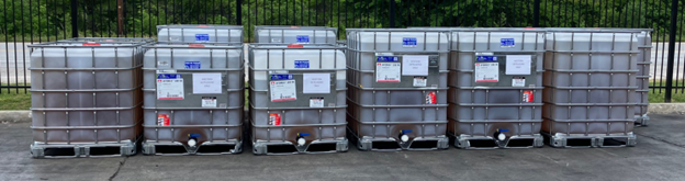 Oil totes for aluminum manufacturer | Oil Filtration Systems