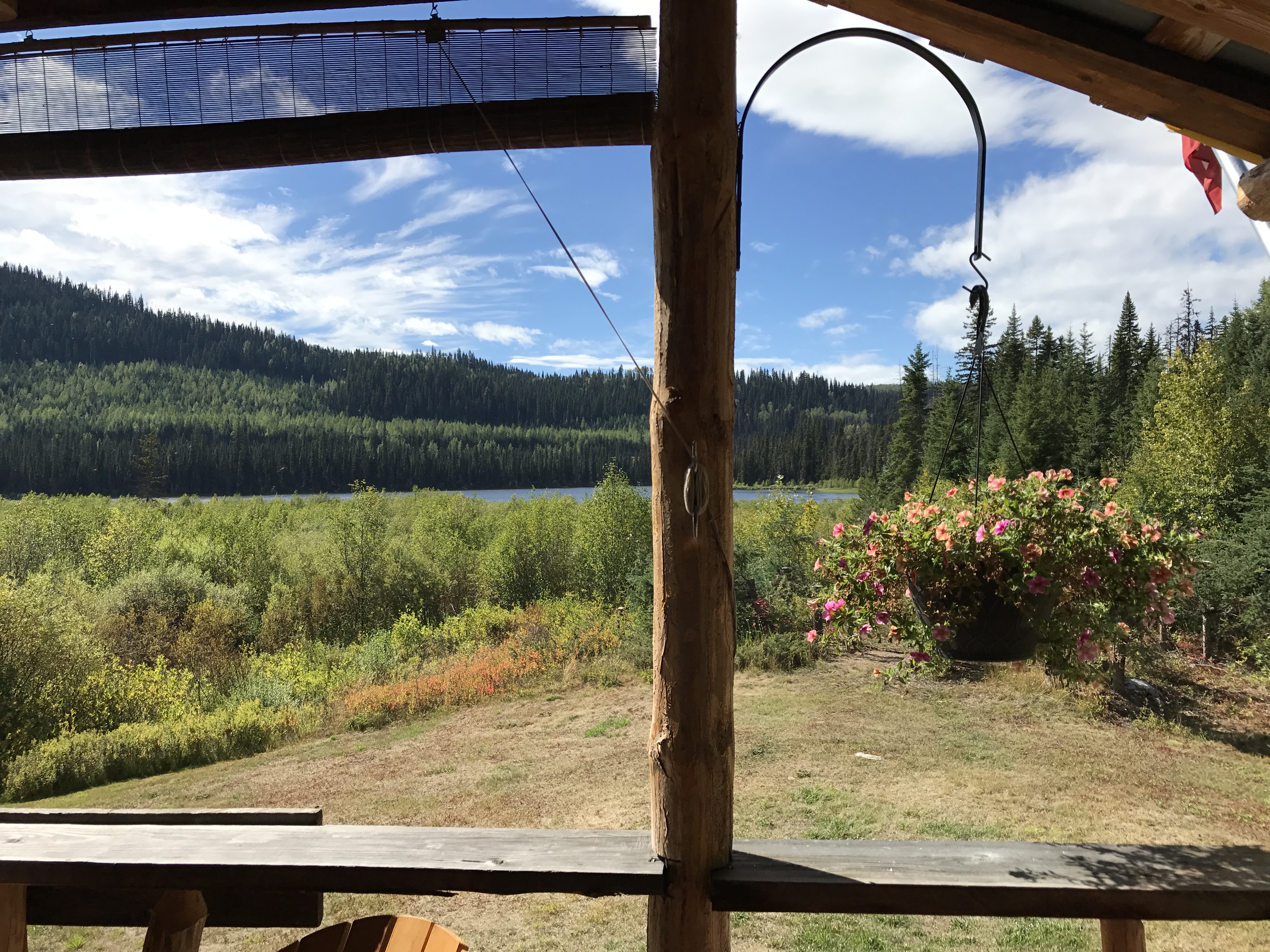 Rioux Lake from the Deck