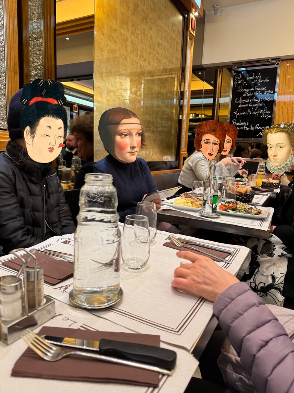 Au restaurant Wilson à Trocadéro.