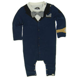 Mini Shatsu B160960 Blue Tuxedo Romper Front.jpg