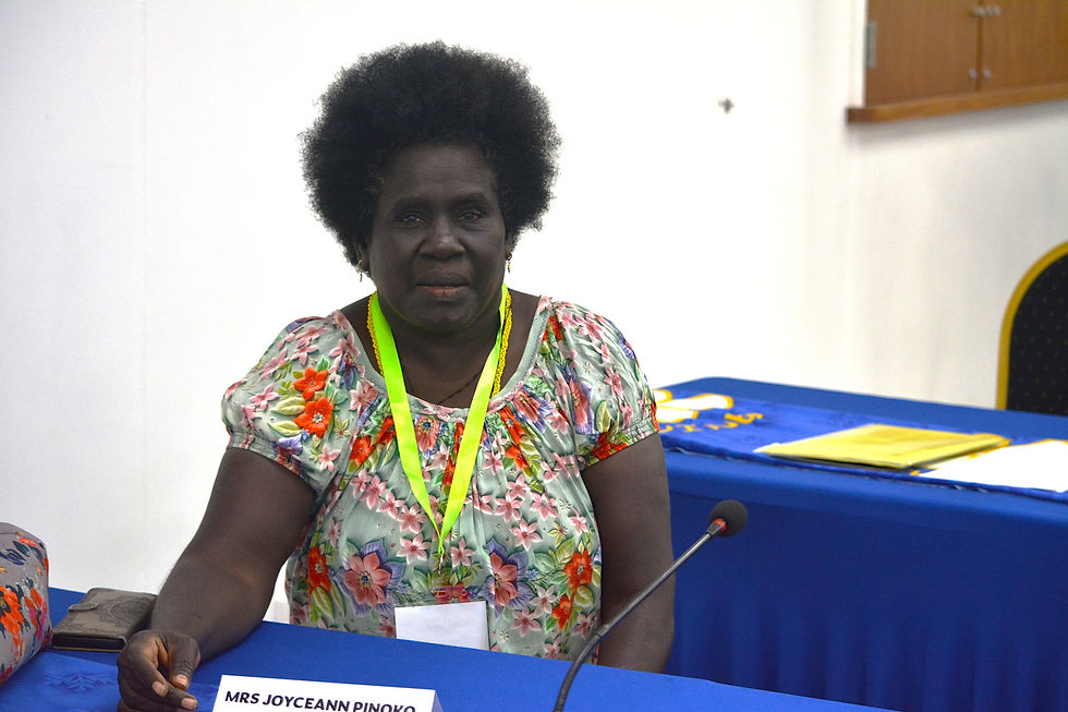 Mrs. Joyceanne Pinoko, Catholic Education Secretary of the Diocese of Bougainville