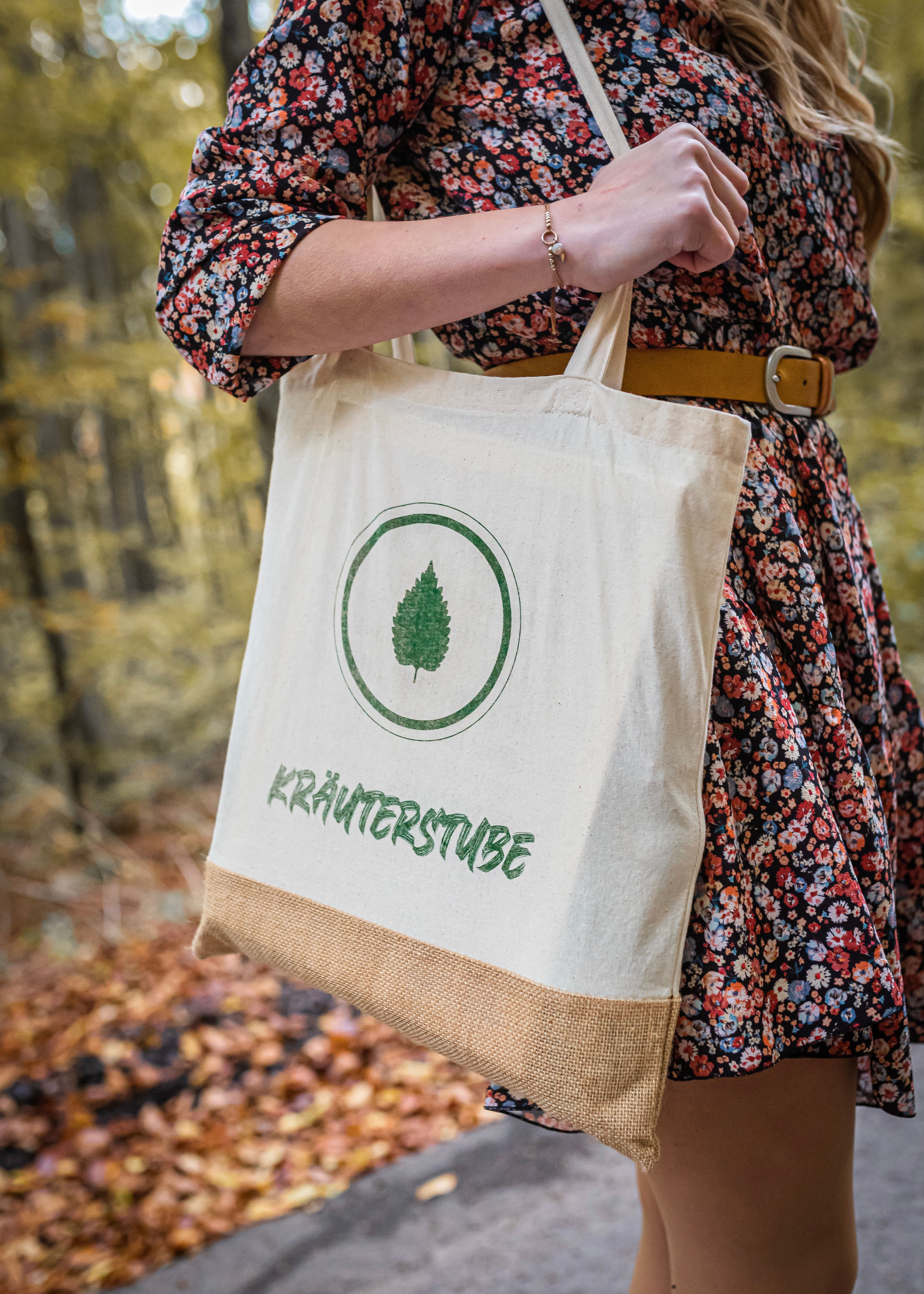 Baumwolltasche verstärkt - Kräuterstube