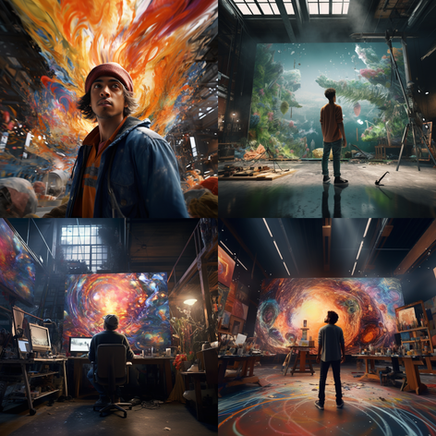 A young artist's paintings come to life, blurring the line between reality and art.jpg