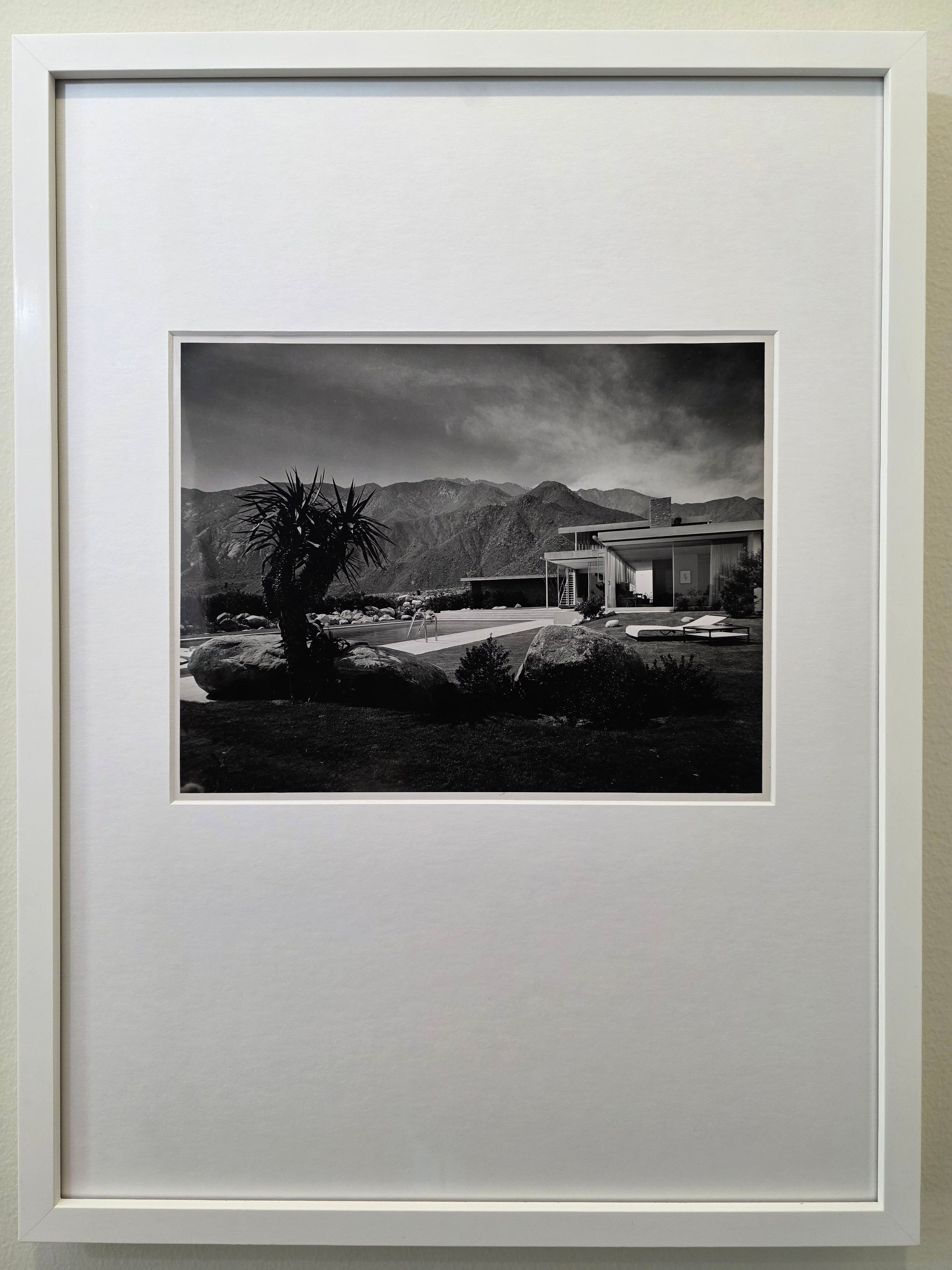 Julius Shulman "The Kaufmann Desert House" Original Stamped Print Richard Neutra