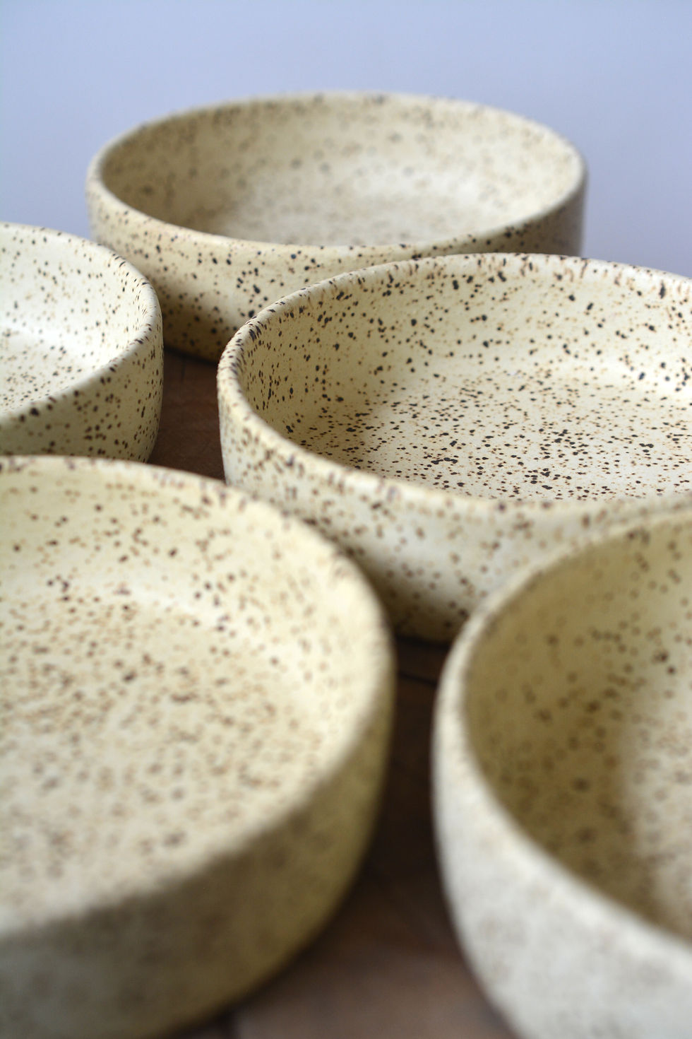 Miniatura: BOWL RECTO CREMA MOTEADO