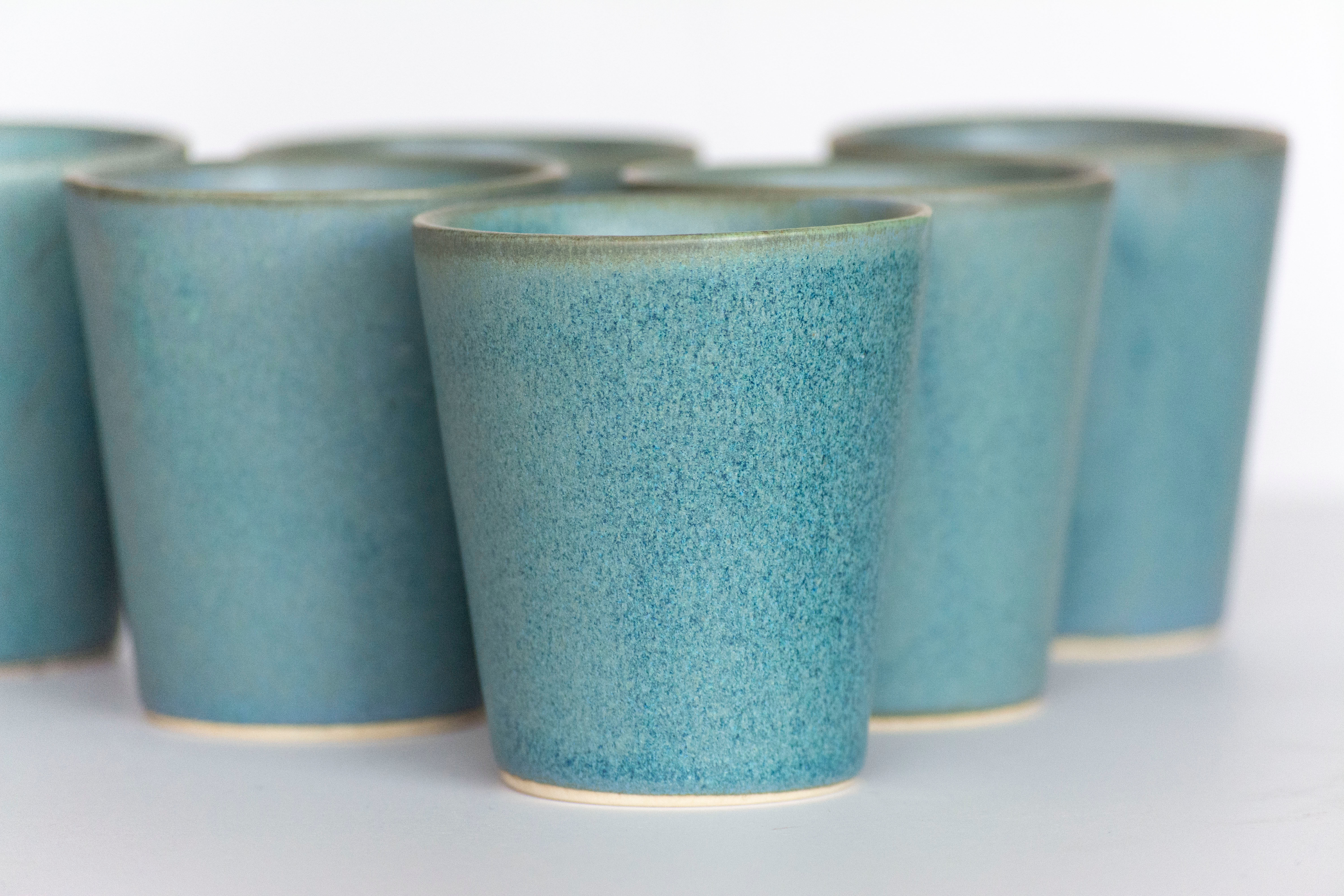 VASO CONO - AZUL PIEDRA