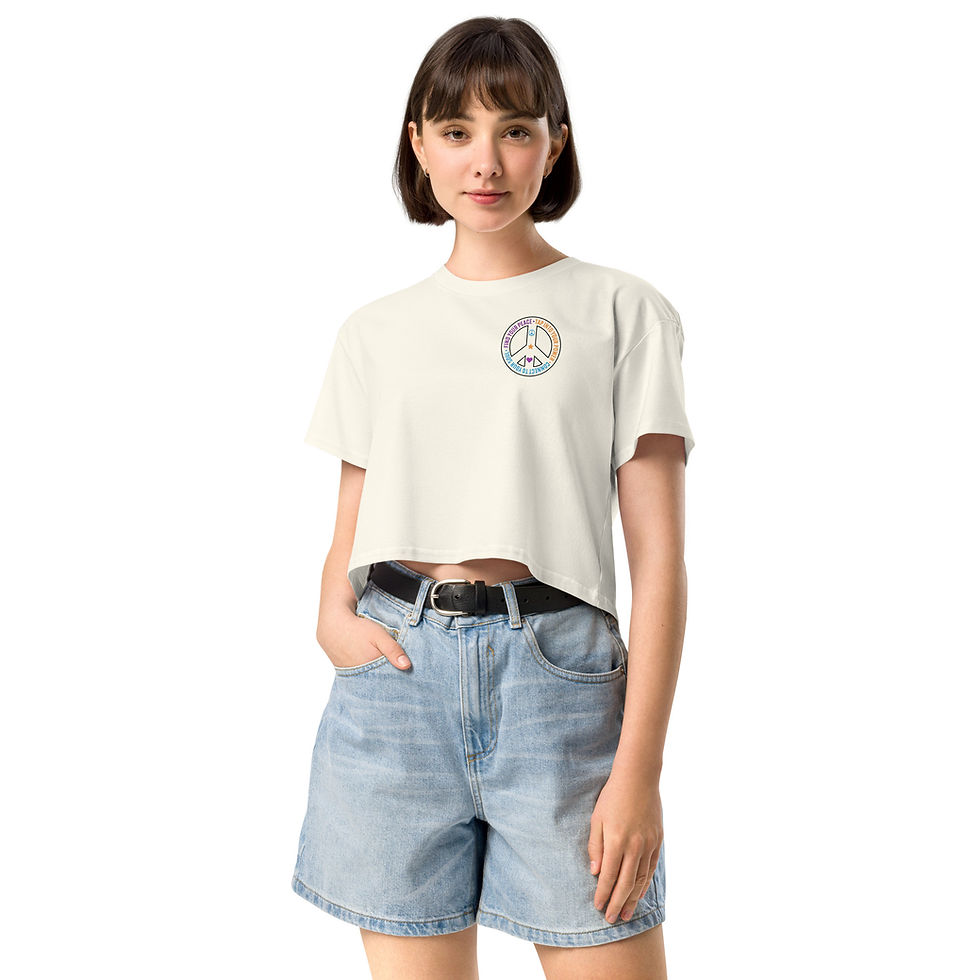 Thumbnail: Find Your Peace Cropped T-Shirt