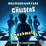 over a blue background, a group of teen's silhouettes stand around a che