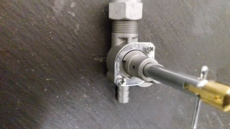 Thumbnail: Lambretta Fuel - FAST FLOW petrol tap - NEW design with metal body - Italian