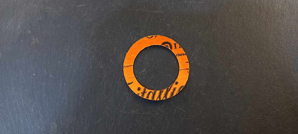 Thumbnail: Lambretta Gasket - drive seal plate halite gasket/flange washer