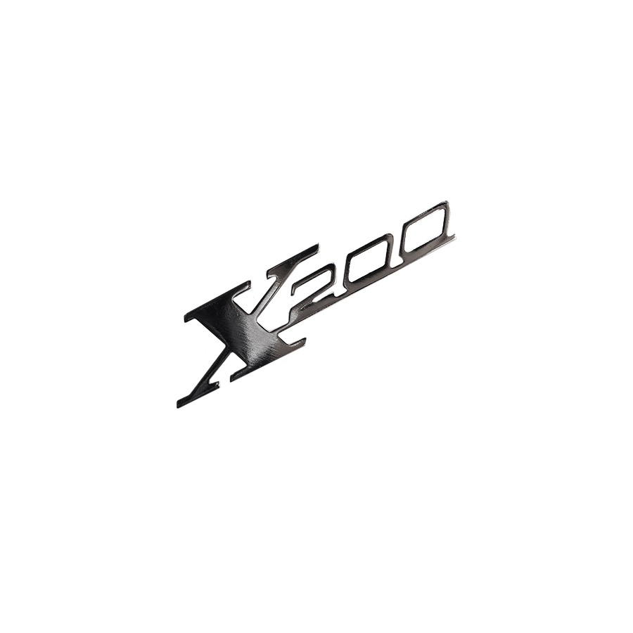 Thumbnail: Lambretta Badges - 'X200' script legshield badge - Scootopia