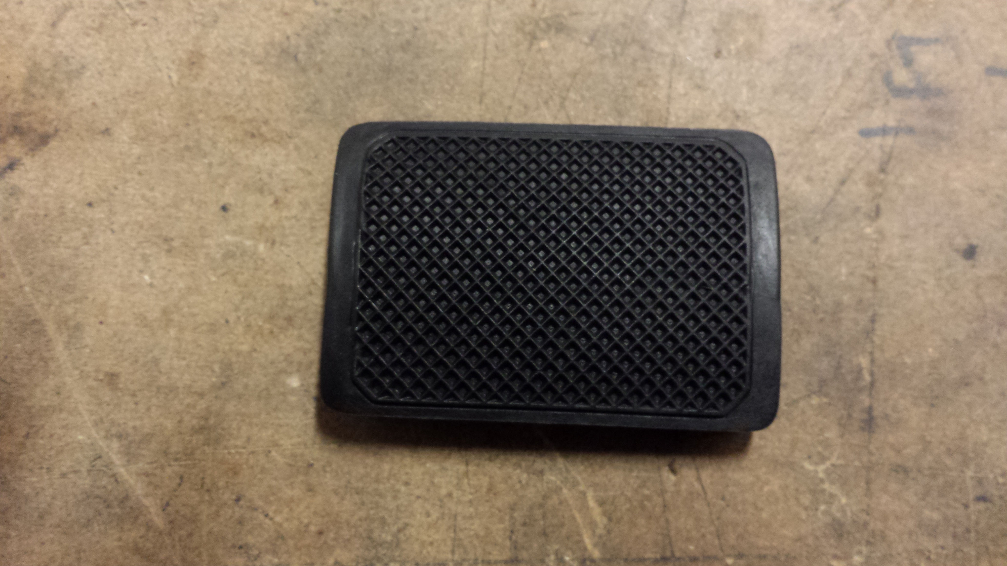 Lambretta Rubbers - Rear Brake pedal, DL / GP - Black, CASA